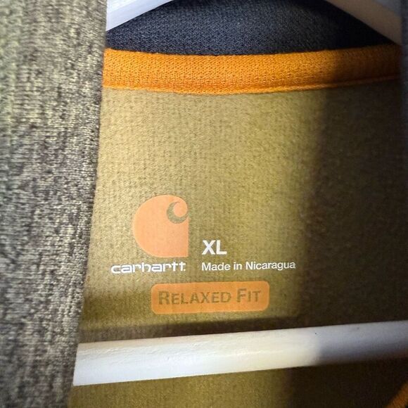 Carhartt Men's Size XL Heathered Brown Force Extremes Relaxed Fit Sweatshirt - Picture 4 of 8